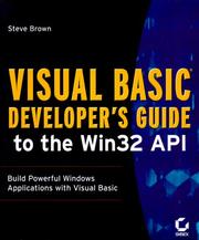 Visual Basic developer's guide to the Win32 API