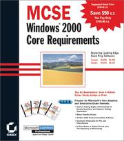Cover of: MCSE Windows 2000 Core Requirements (4-Volume Boxed Set With CD-ROMs)