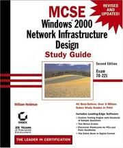 MCSE : Windows 2000 network infrastructure design : study guide