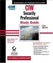 Cover of: CIW: Security Professional Study Guide Exam 1D0-470 (With CD-ROM)