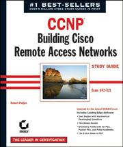 Cover of: CCNP: building Cisco remote access networks : study guide