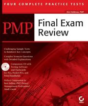 PMP : final exam review