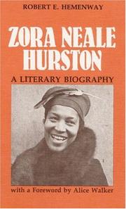 Zora Neale Hurston : a literary biography