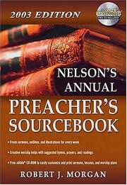 Cover of: Nelson's Annual Preacher's Sourcebook: 2003 Edition, with CD-ROM (Nelson's Annual Preacher's Sourcebook)