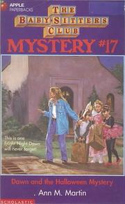 Cover of: Dawn and the halloween mystery