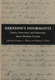Herndon's informants by Douglas L. Wilson, Rodney O. Davis