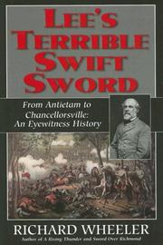 Cover of: Lee's Terrible Swift Sword: From Antietam to Chancellorsville: an Eyewitness History