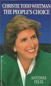 Cover of: Christie Todd Whitman