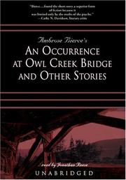 Cover of: An Occurrence At Owl Creek Bridge And Other Stories