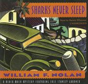 Cover of: Sharks Never Sleep: A Black Mask Mystery Featuring Erle Stanley Gardner