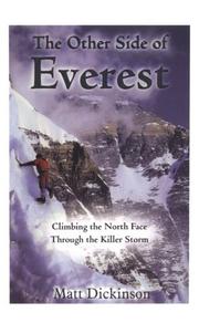 Cover of: The other side of Everest: Climbing the North Face through the Killer Storm