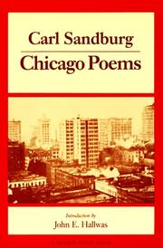 Cover of: Chicago poems by Carl Sandburg