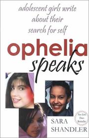 Ophelia speaks by Sara Shandler
