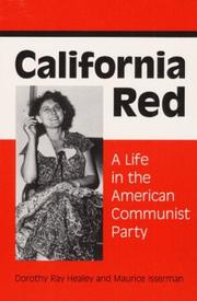 Cover of: California Red by Dorothy Healey
