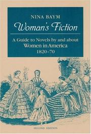 Woman's fiction by Nina Baym