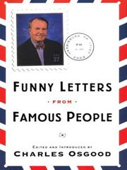 Cover of: Funny letters from famous people