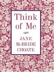 Cover of: Think of me