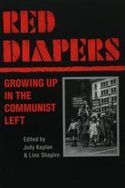 Cover of: Red diapers by edited by Judy Kaplan and Linn Shapiro.