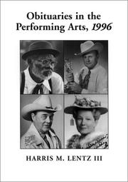 Cover of: Obituaries in the Performing Arts, 1996: Film, Television, Radio, Theatre, Dance, Music, Cartoons and Pop Culture (Obituaries in the Performing Arts)
