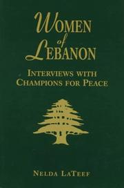 Cover of: Women of Lebanon: interviews with champions for peace