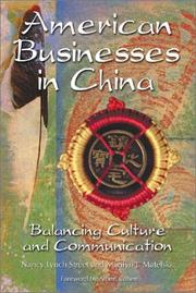 Cover of: American Businesses in China: Balancing Culture and Communication