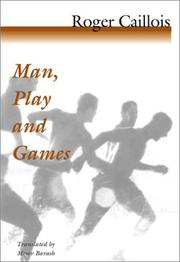 Cover of: Man, play, and games