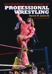 Cover of: Biographical dictionary of professional wrestling