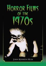 Cover of: Horror Films of the 1970s