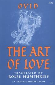 The loves ; The art of beauty ; The remedies for love ; and, The art of love
