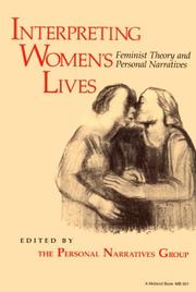 Cover of: Interpreting women's lives: feminist theory and personal narratives