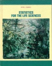 Cover of: Statistics for the life sciences