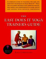 Cover of: The easy does it yoga trainer's guide
