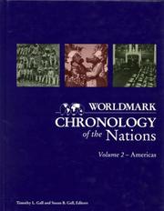 Cover of: Worldmark Chronology of the Nations: Americas (Worldmark Chronologies)