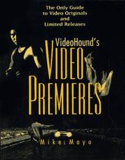 Cover of: VideoHound's video premieres by Mike Mayo