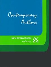 Cover of: Contemporary Authors New Revision, Vol. 86
