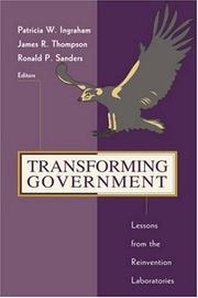 Cover of: Transforming government: lessons from the reinvention laboratories
