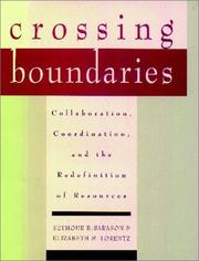 Cover of: Crossing boundaries: collaboration, coordination, and the redefinition of resources