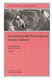 Cover of: Socioemotional Development Across Cultures (New Directions for Child Development No 81)