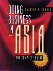 Cover of: Doing business in Asia by Sanjyot P. Dunung