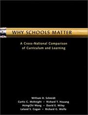 Cover of: Why Schools Matter: A Cross-National Comparison of Curriculum and Learning