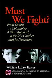 Cover of: Must We Fight?