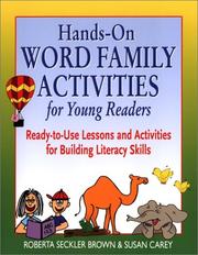 Hands-on word family activities for young readers : ready-to-use lessons and activities for building literacy skills