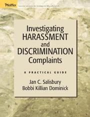 Investigating harassment and discrimination complaints by Jan C. Salisbury, Bobbi Killian Dominick