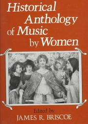 Cover of: Historical Anthology of Music by Women