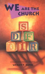 Cover of: We are the church: 52 Second Lesson text children's object lessons