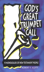 Cover of: God's great trumpet call: 15 monologues of New Testament people