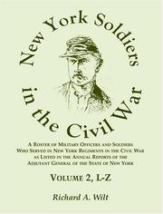 New York soldiers in the Civil War by Richard A. Wilt