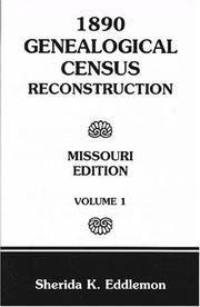 Cover of: 1890 genealogical census reconstruction, Missouri edition