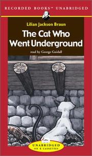 The cat who went underground by Lilian Jackson Braun