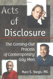 Cover of: Acts of disclosure